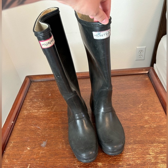 HUNTER Gloss Tall Rain Boots - Picture 3 of 6